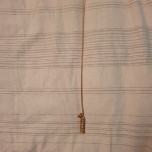 1928 Goldtone Necklace With Whistle